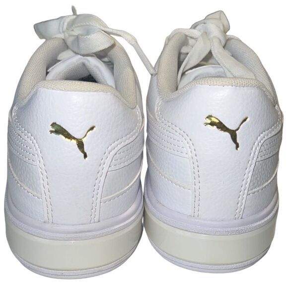 Puma Cali Star White Leather Lace Up Sneakers Size 8 NIB - Picture 4 of 12